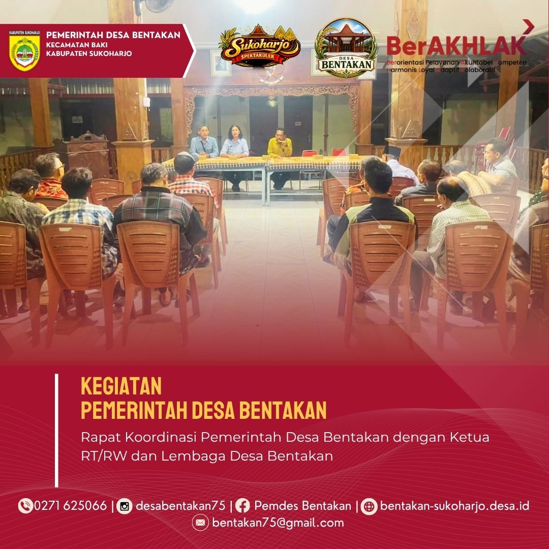 Rapat Koordinasi 25 September 2026